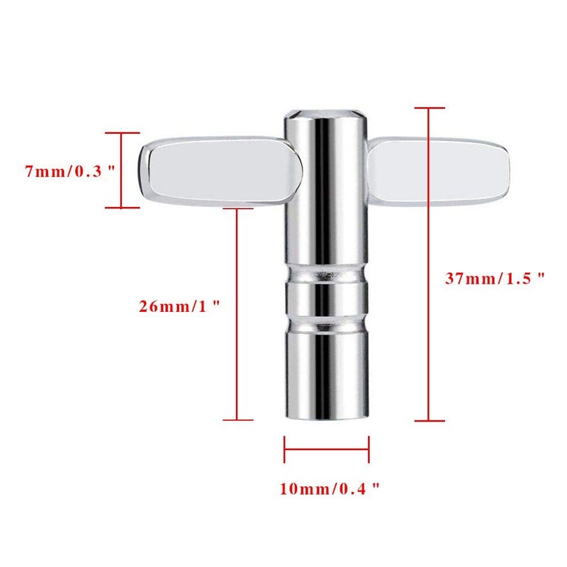 KnR Harmony Drum Keys for Tuning Drums 4 Pack Drum Tuner Universal Drum Tuning Key & Continuous Motion Speed Key for Drummers Percussion Hardware Tool - Image 2